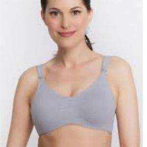 Q-T Intimates Gray Nursing Bra 42DD NWT QT